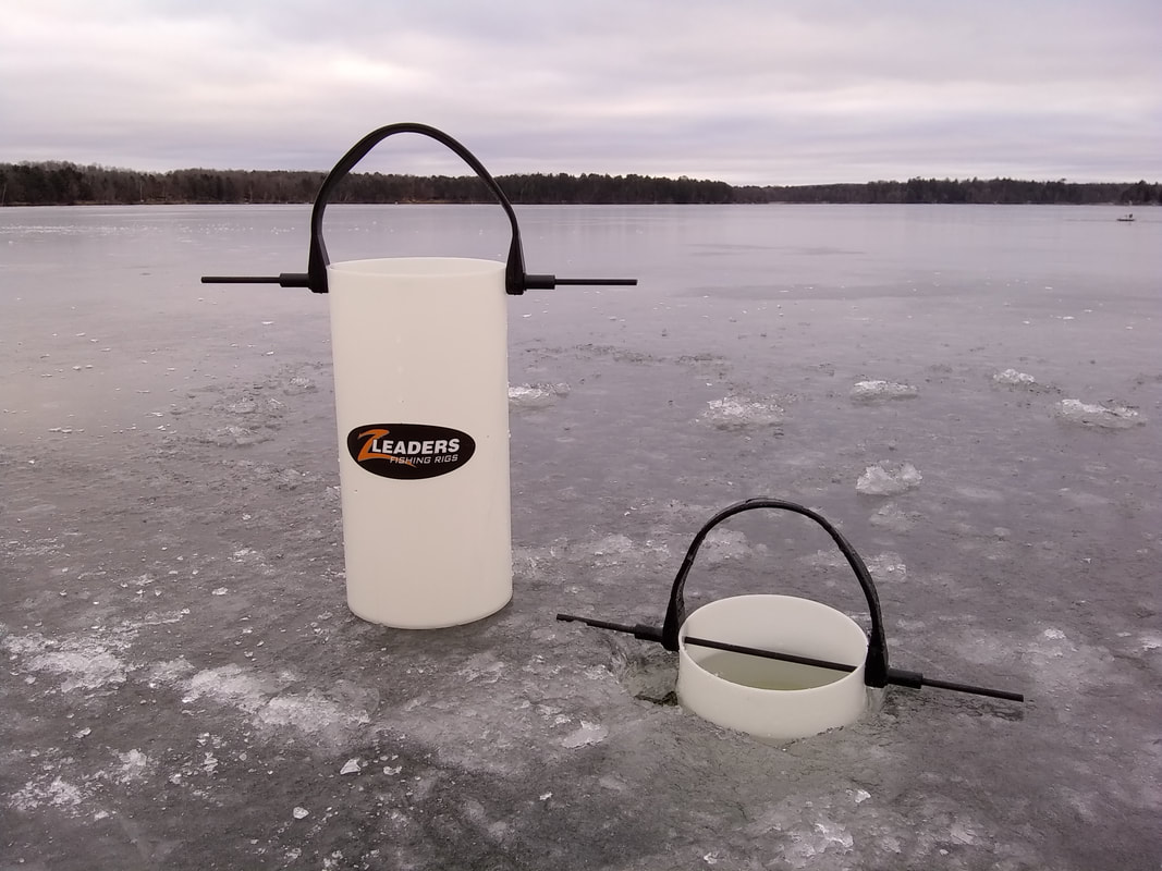 NEW Double H 5 Gallon Bucket Ice Fishing Tip Up Locker TP-1 